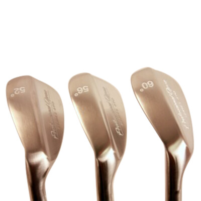 Left Handed Men's Golf Wedge Set 52° GW, 56° SW, 60° LW Regular
