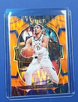22-23 Panini Select Concourse Orange Flash Prizm #20 Tyrese