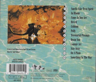 Nirvana - Nevermind (1991) for sale online | eBay