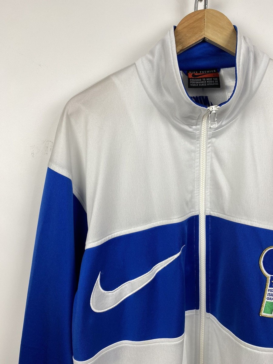 Men's 1996/97 Vintage Nike Team Italy Track Top Jacket Size XL | eBay