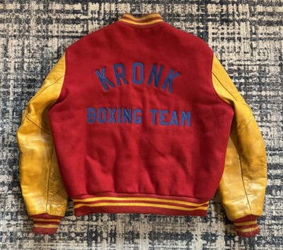 Vintage 70s Kronk Boxing Team DeLong Varsity Jacket 44 Tommy