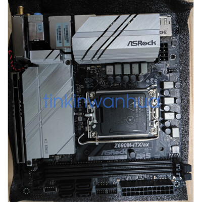 For ASRock Z690M-ITX/ax LGA 1700 DDR4 2×M.2 4×SATA III Mini-ITX