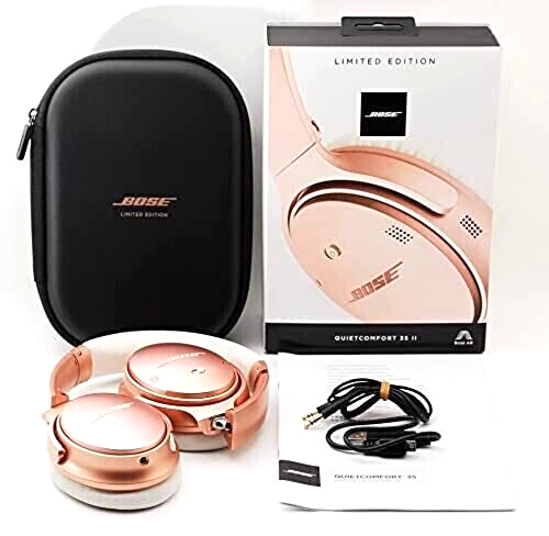 NEW Bose Quiet Comfort 35 II LIMITED EDITION Headphones PINK Rose