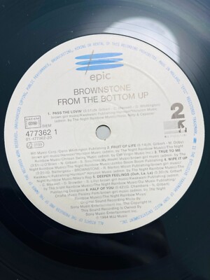 Brownstone / From The Bottom Up 1994 EU Original Vinyl LP Michael