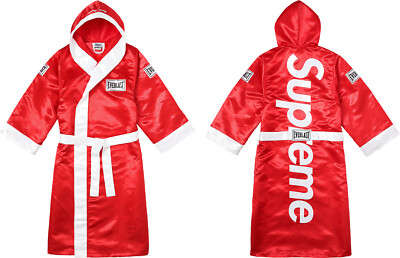 Supreme x Everlast Satin Hooded Boxing Robe FW17 (FW17A84) Size M