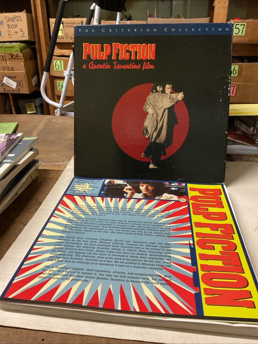 Pulp Fiction (Criterion Collection) Laserdisc LD 4-Disc Set