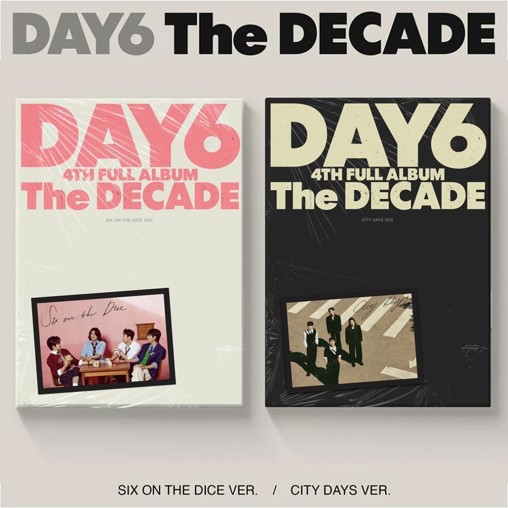 DAY6 [THE DECADE] 4th Full Album CD+Photo Book+3 Card+Photo+Ticket
