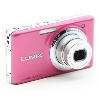 Panasonic Lumix Digital Camera Glamorous Pink Dmc-Fx77-P From JP