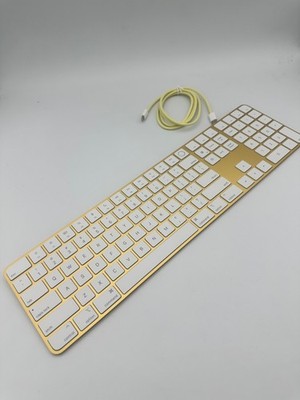 Yellow Apple Magic Keyboard W/Touch ID & Numeric Keypad (10 key