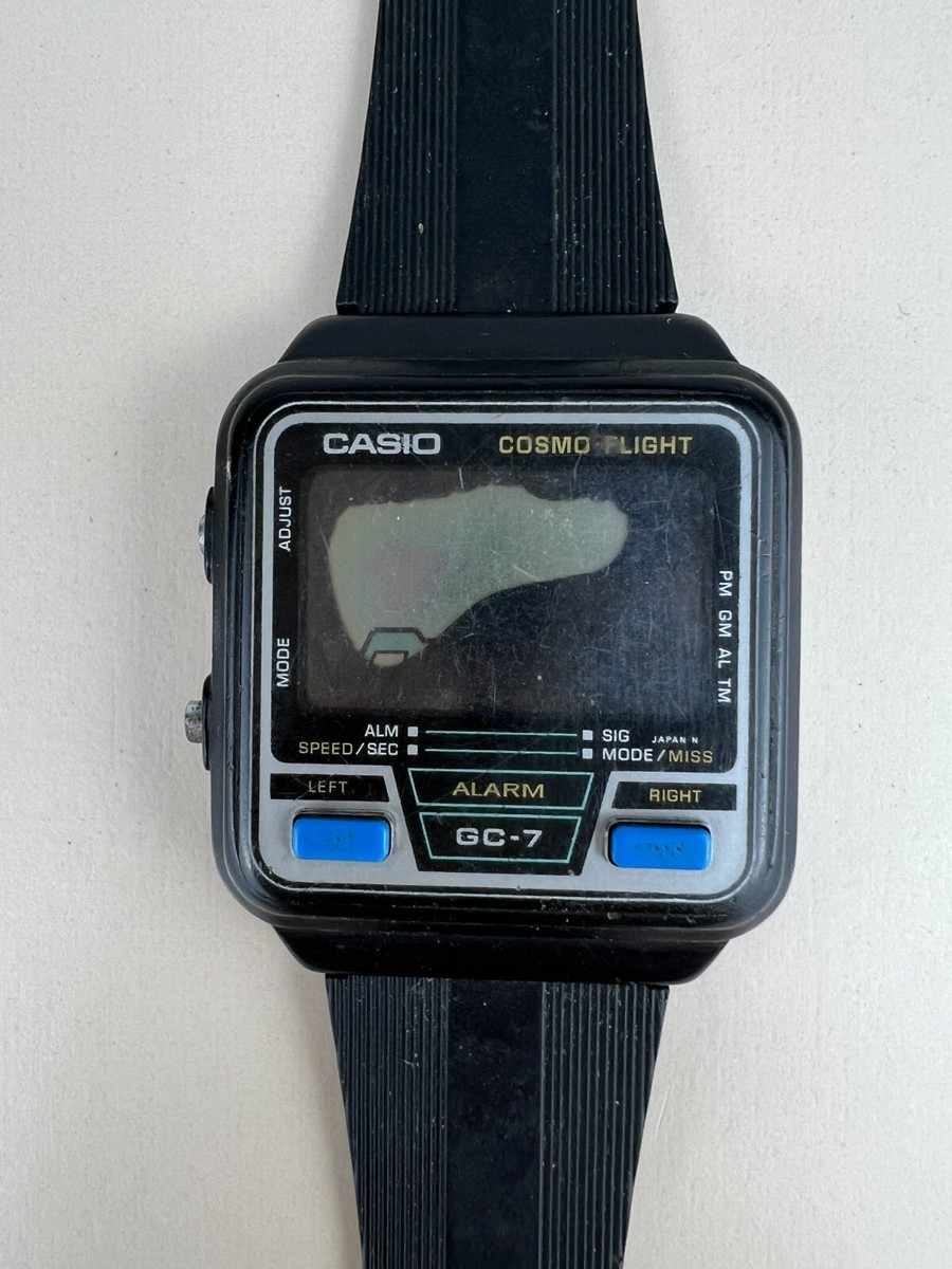 Vintage Casio Game Watch GC-7 251 Cosmo Flight | eBay