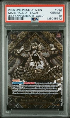 Marshall.D.Teach (SP) (Gold) OP09-093 Legacy of the Master Foil