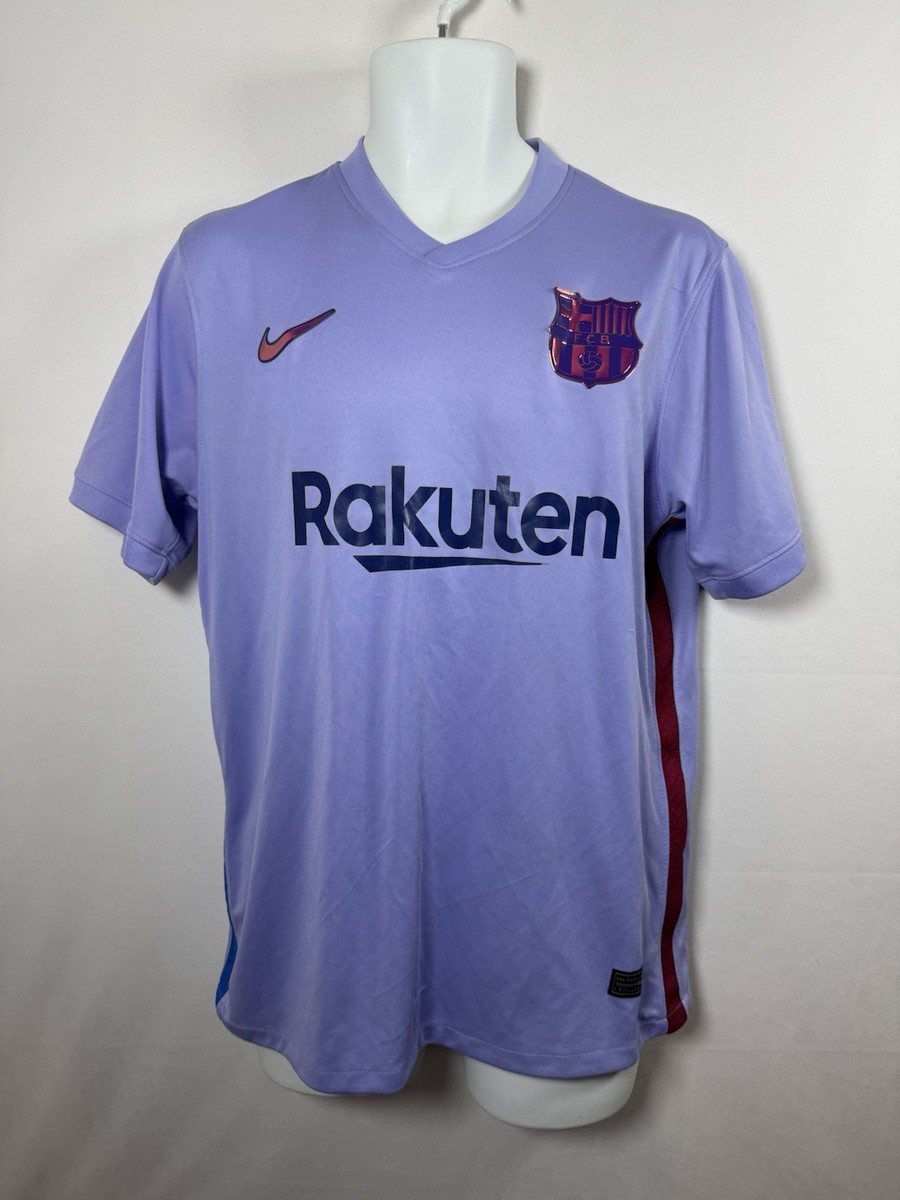 FC Barcelona 2021/22 Away Jersey – Purple – Authentic Nike Dri-FIT