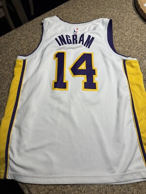 Los Angeles Lakers Nike Men's XL Brandon Ingram #14 White NBA