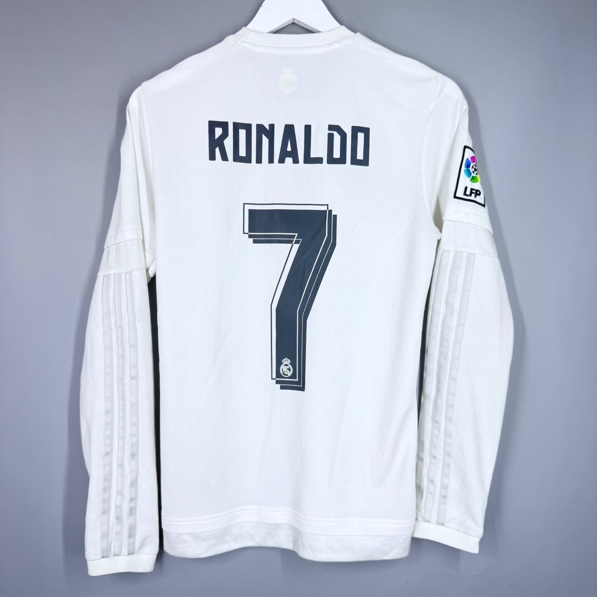 REAL MADRID 2015 2016 HOME FOOTBAL SHIRT SOCCER JERSEY ADIDAS #7