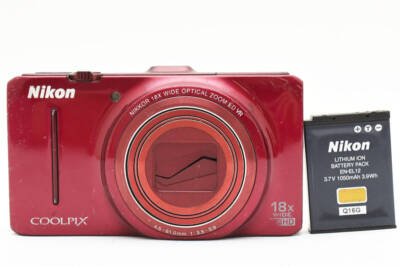 Junk - Nikon COOLPIX S9300 Red Power-on Test Confirmed Only From