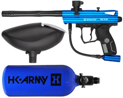 NEW Kingman Spyder Victor Entry Paintball Gun Package Kit - (Gloss