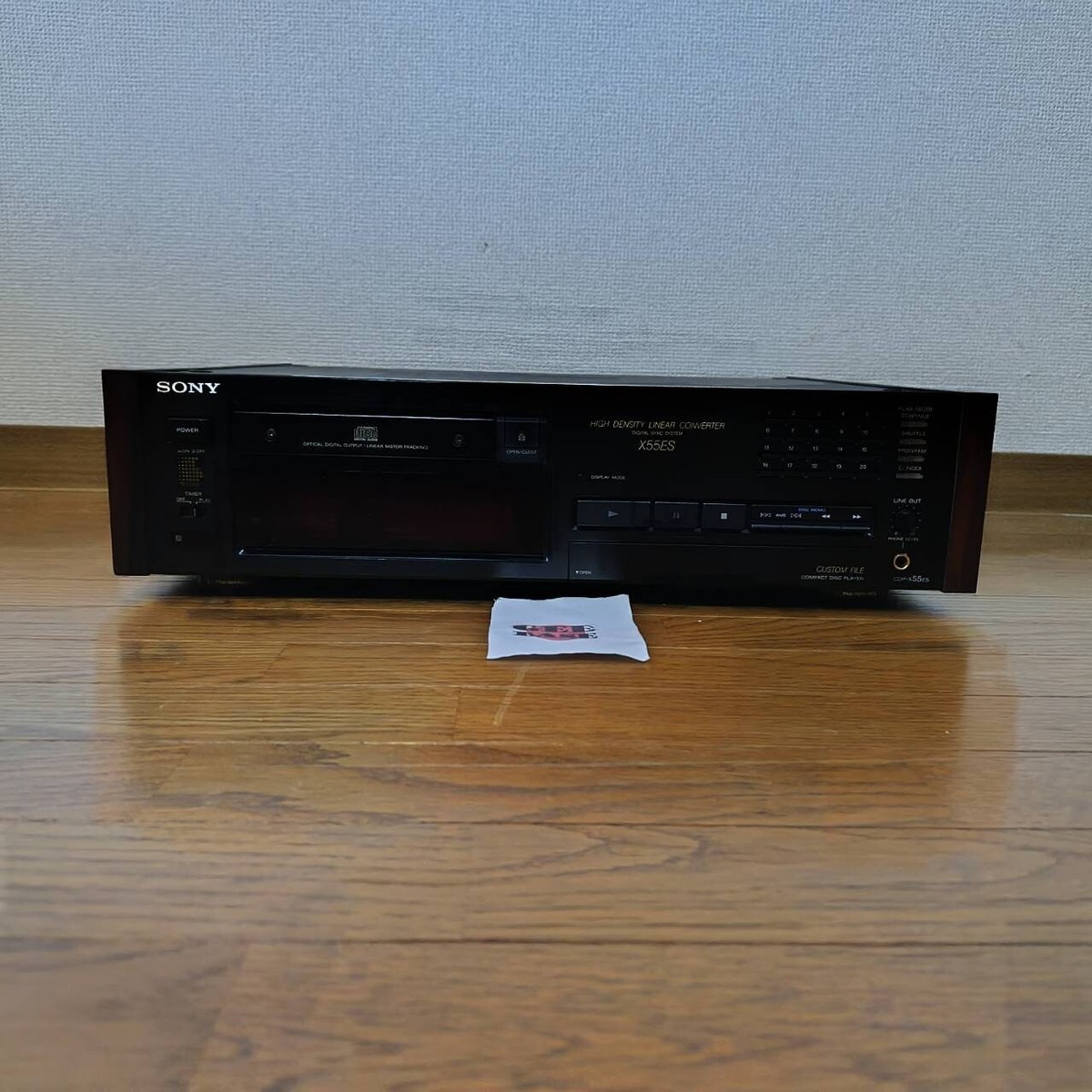 SONY CDP-X55ES CD Player High Density Linear Converter Confirmed