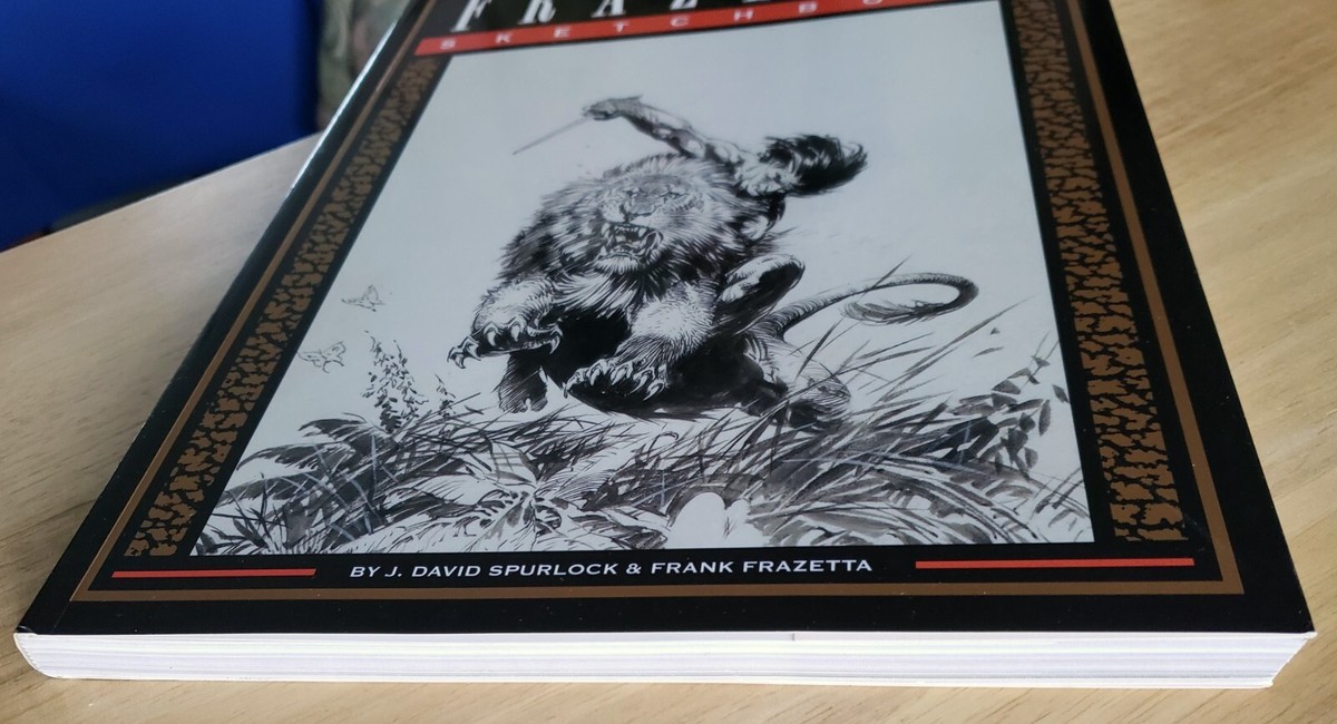 FRAZETTA SKETCHBOOK Vol 1 - 2013 FIRST PRINTING PAPERBACK
