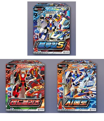 2024 Metal Cardbot S Blue Cop S RED BLITZ Cielo Set Transforming