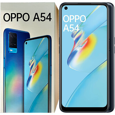 OPPO A54 4G Crystal Black 64GB + 4GB Dual-SIM Factory Unlocked GSM