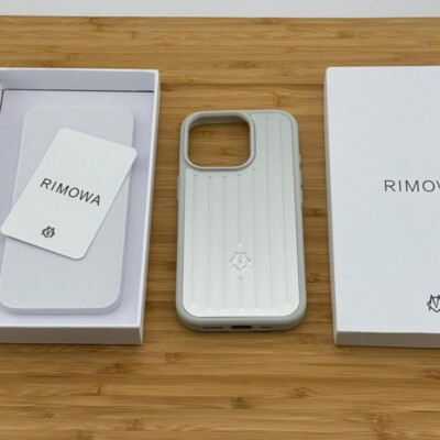 RIMOWA iPhone 16 ProMax Case Premium Aluminum New w/ Box US SELLER