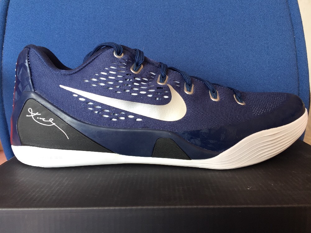 NIKE KOBE IX 9 EM TB Georgetown 14.5 Midnight Navy Black mamba