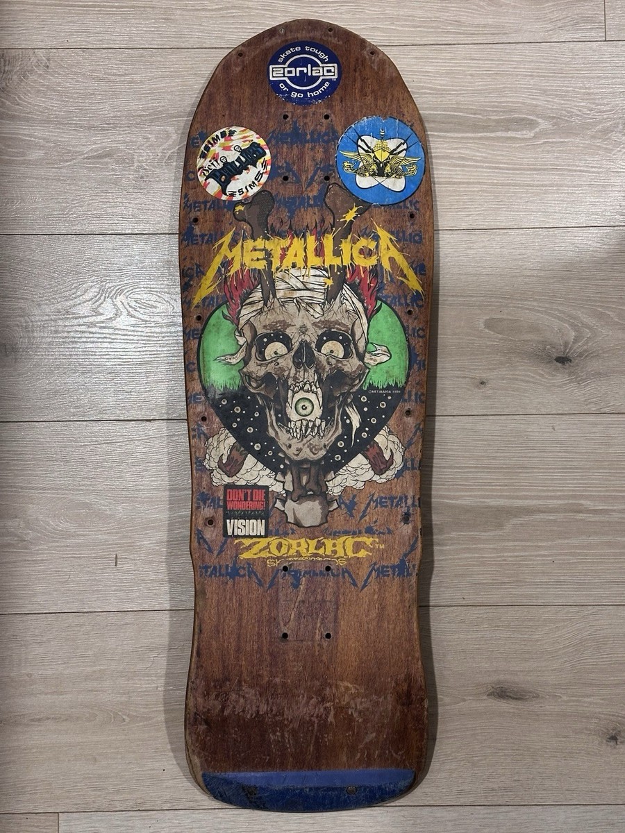 Zorlac Metallica 1989 Vintage Skateboard Deck with Pushead Art | eBay