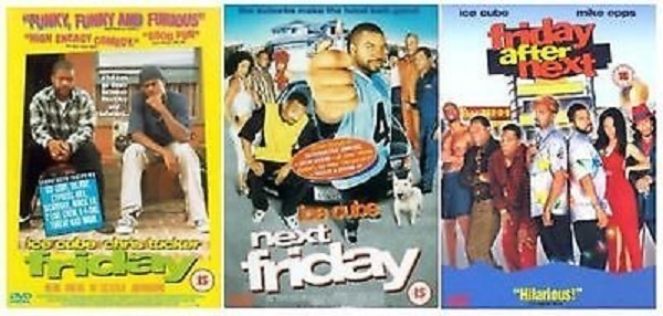 FRIDAY TRILOGY 1 2 3 TRIPLE PACK NEXT AFTER MOVIE FILM DVD Ice