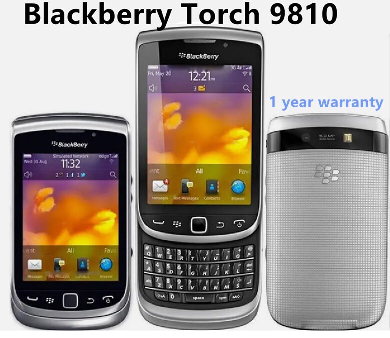 Blackberry Torch 9810 Black Unlocked GSM HSPA OS 7 Slider