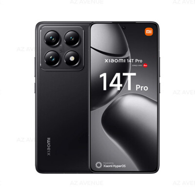 New) Xiaomi 14T Pro 5G 12GB+512GB BLACK Dual SIM Unlocked Android