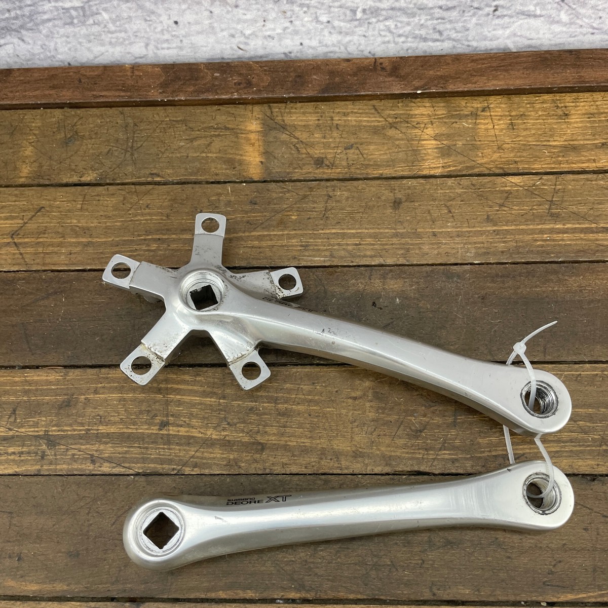 Vintage Shimano Deore XT FC-M737 Crank Set 175 mm 94 58 BCD Triple