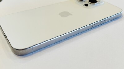 iPhone 15 Pro MAX Silver White Back Housing With Small Part