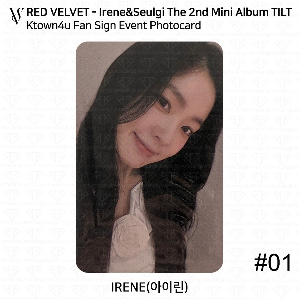 RedVelvet IRENE & SEULGI The 2nd Mini Album TILT Ktown4u Fan Sign