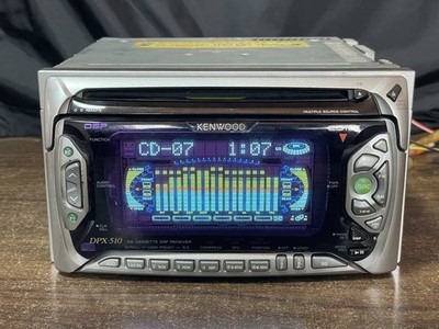 Kenwood DPX-510 CD Cassette Tuner 2DIN Car Audio Head Unit Vintage