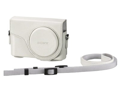 Sony LCJ-WD-W White Camera Case with Shoulder Strap for DSC-WX300