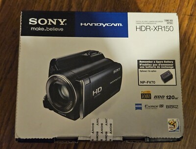 Sony HDR-XR150 120 GB Camcorder - Black for sale online | eBay