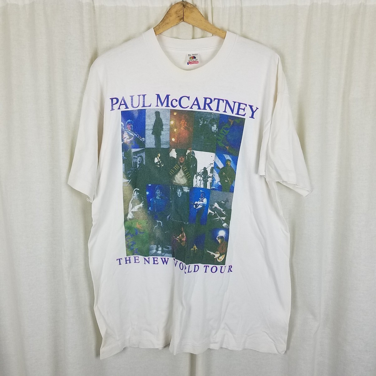 Vintage Paul McCartney The New World Tour 93 Concert TShirt Double