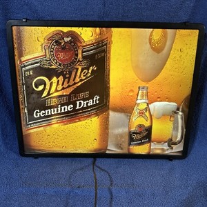 Miller Genuine Draft Neon Sign | eBay