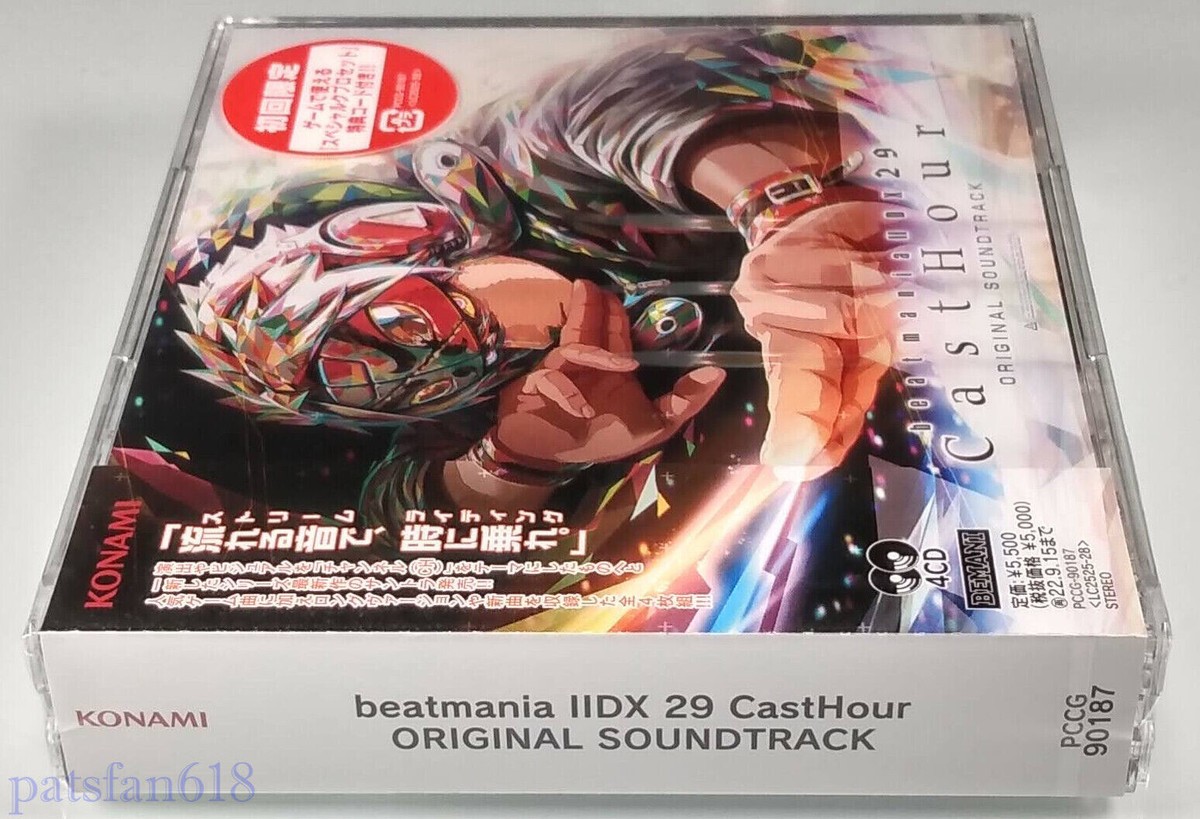 Beatmania IIDX 29 CastHour ORIGINAL SOUNDTRACK Brand New 4-Disc CD