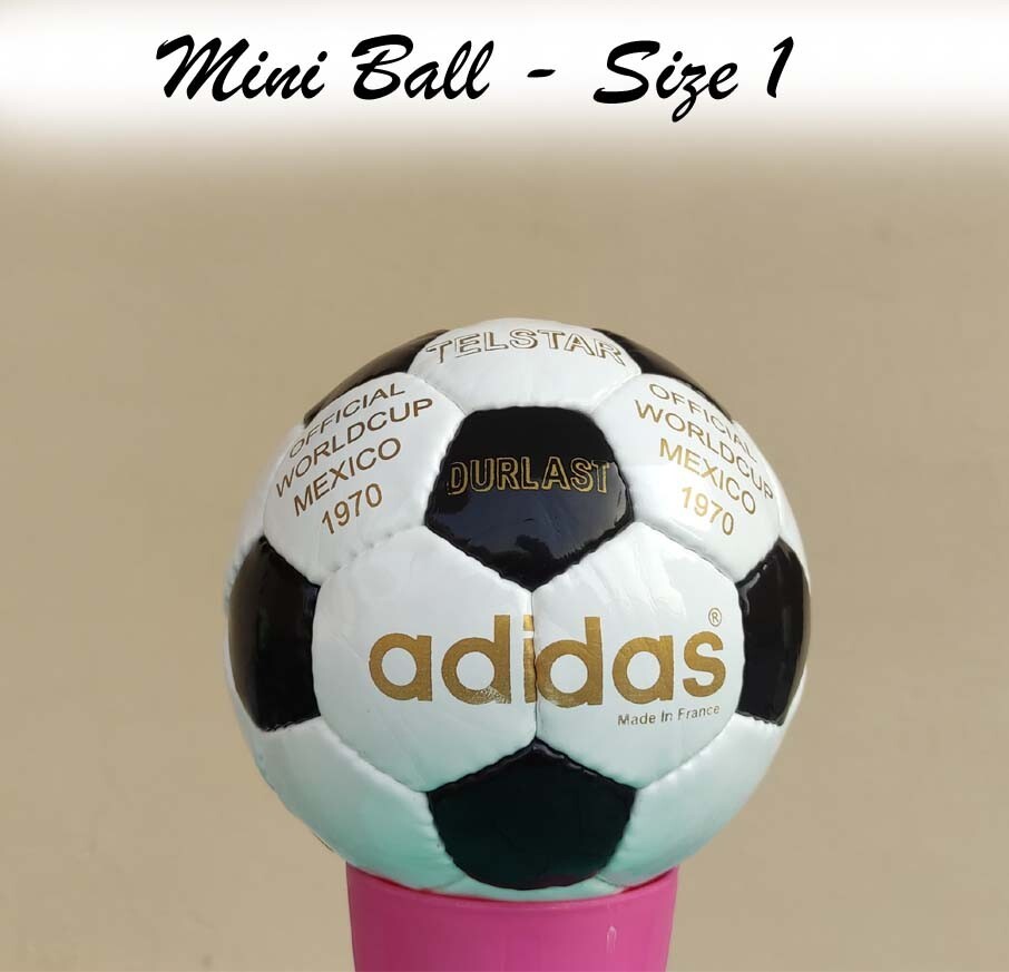 Adidas Telstar Durlast 1970 Mexico Fifa World Cup Mini Soccer Ball