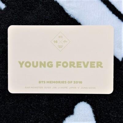 BTS MEMORIES OF 2016 YOUNG FOREVER Ver. Official Group Photocard
