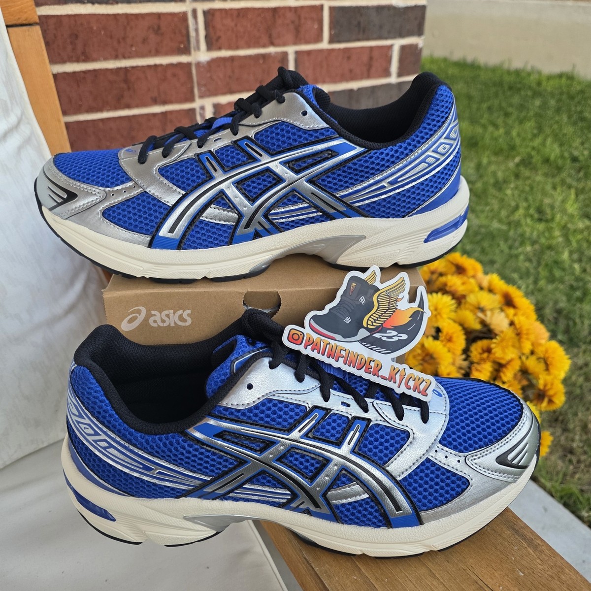 Size 11.5- ASICS Gel 1130 Lapis Lazuli Blue Pure Silver