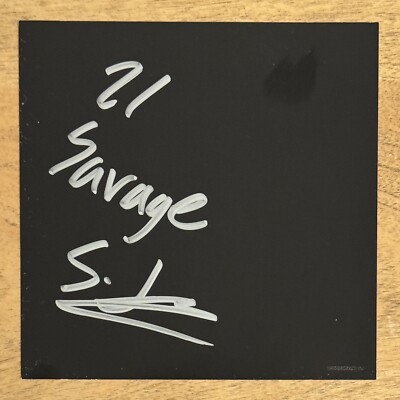 SIGNED 21 Savage Autographed American Dream Exclusive CD Authentic