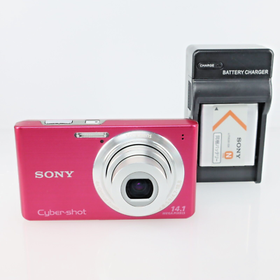 SONY Digital Camera DSC-W610 Pink Cyber Shot 4.0x Optical Zoom