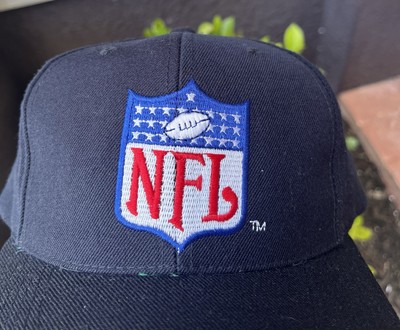 Vintage Sports Specialties NFL Shield Hat Snapback Black Dome Wool