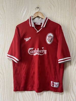 LIVERPOOL 1996 1998 HOME FOOTBALL SHIRT SOCCER JERSEY REEBOK sz 46