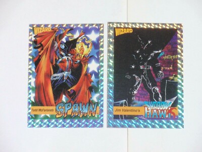 1992 WIZARD MAGAZINE SERIES 1 PRISM PROMO 9 CARD SET SPAWN TODD