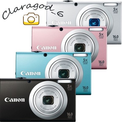 Canon PowerShot A2400 IS Digital Camera 16.0 MP 4X Optical Zoom