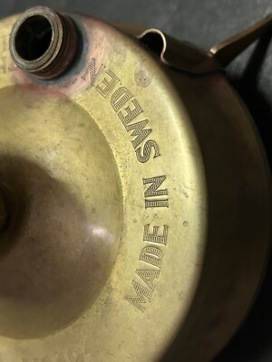 OLD VINTAGE SVEA NO. 121 MADE IN SWEDEN BRASS KEROSENE SMALL