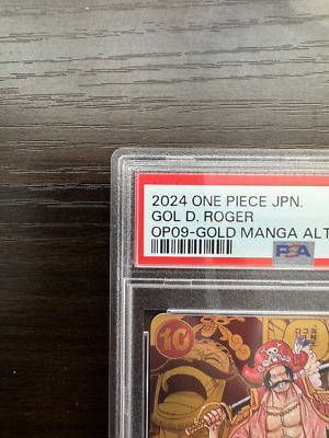 PSA 10 Roger Gold Manga Alt Art OP09-118 Comic Parallel ONE PIECE